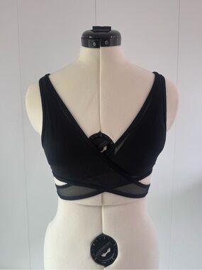 Nike Mesh Wrap-Front Sports Bra